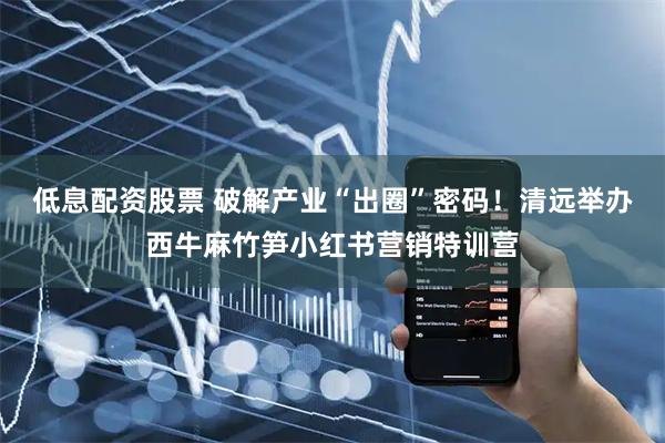 低息配资股票 破解产业“出圈”密码！清远举办西牛麻竹笋小红书营销特训营